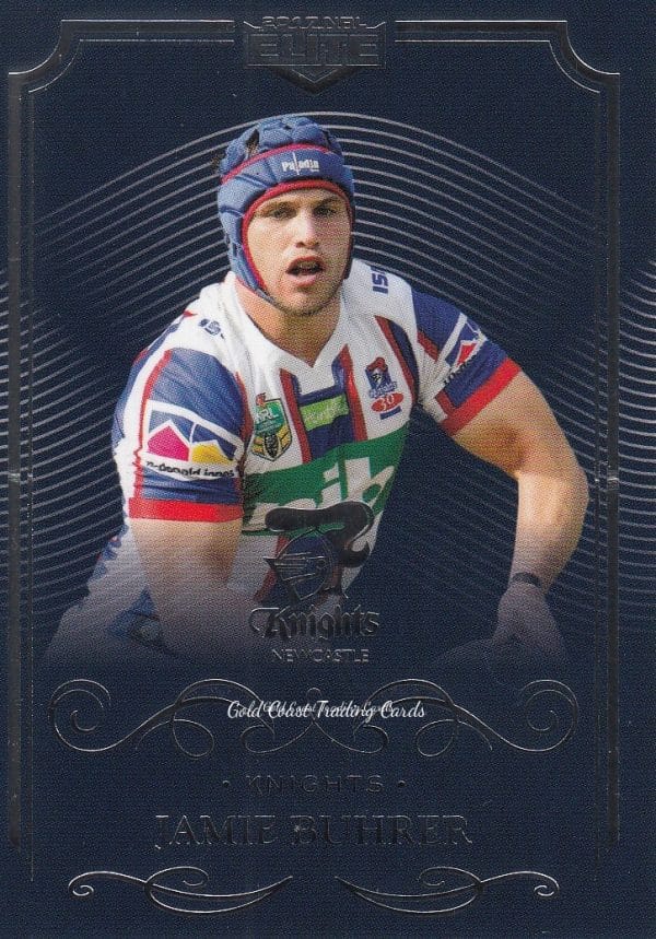 2017 NRL Elite Common Card - Base 073 Jamie Buhrer Newcastle Knights
