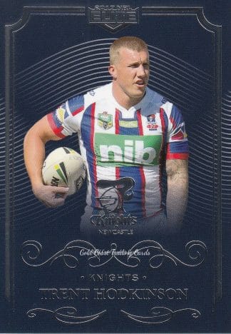 2017 NRL Elite Common Card - Base 075 Trent Hodkinson Newcastle Knights