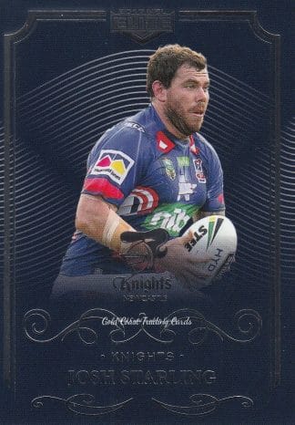 2017 NRL Elite Common Card - Base 079 Josh Starling Newcastle Knights