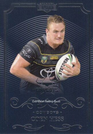 2017 NRL Elite Common Card - Base 084 Coen Hess North QLD Cowboys