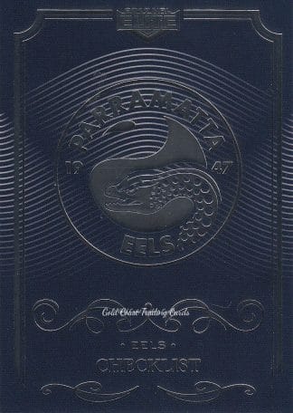 2017 NRL Elite Common Card - Base 091 Checklist Parramatta Eels
