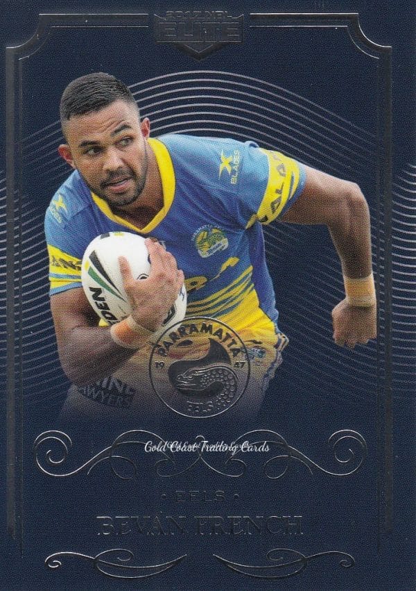2017 NRL Elite Common Card - Base 092 Bevan French Parramatta Eels