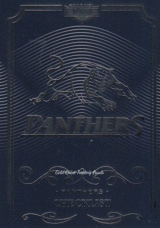 2017 NRL Elite Common Card - Base 101 Checklist Penrith Panthers