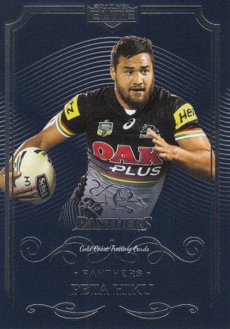 2017 NRL Elite Common Card - Base 104 Peta Hiku Penrith Panthers