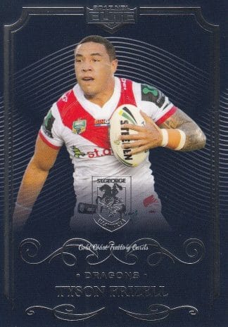 2017 NRL Elite Common Card - Base 124 Tyson Frizell St George Dragons