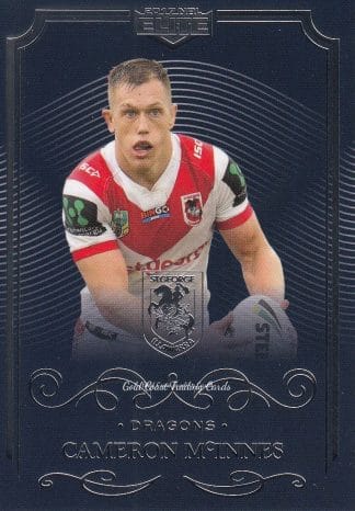 2017 NRL Elite Common Card - Base 126 Cameron McInnes St George Dragons