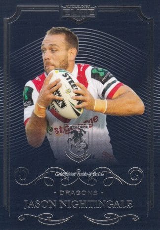 2017 NRL Elite Common Card - Base 127 Jason Nightingale St George Dragons