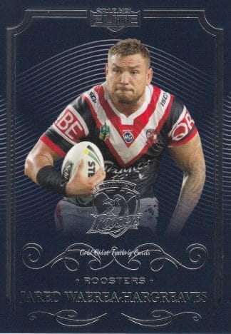 2017 NRL Elite Common Card - Base 139 Jared Waerea-Hargreaves Sydney Roosters