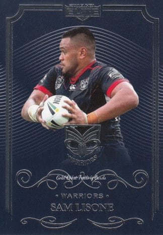 2017 NRL Elite Common Card - Base 146 Sam Lisone Warriors