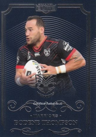 2017 NRL Elite Common Card - Base 149 Bodene Thompson Warriors