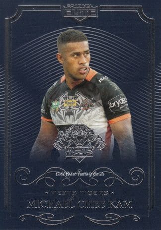 2017 NRL Elite Common Card - Base 154 Michael Chee Kam Wests Tigers