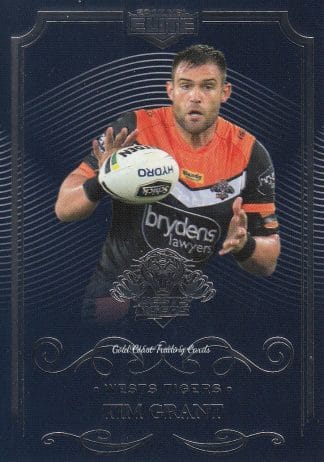 2017 NRL Elite Common Card - Base 155 Tim Grant Wests Tigers