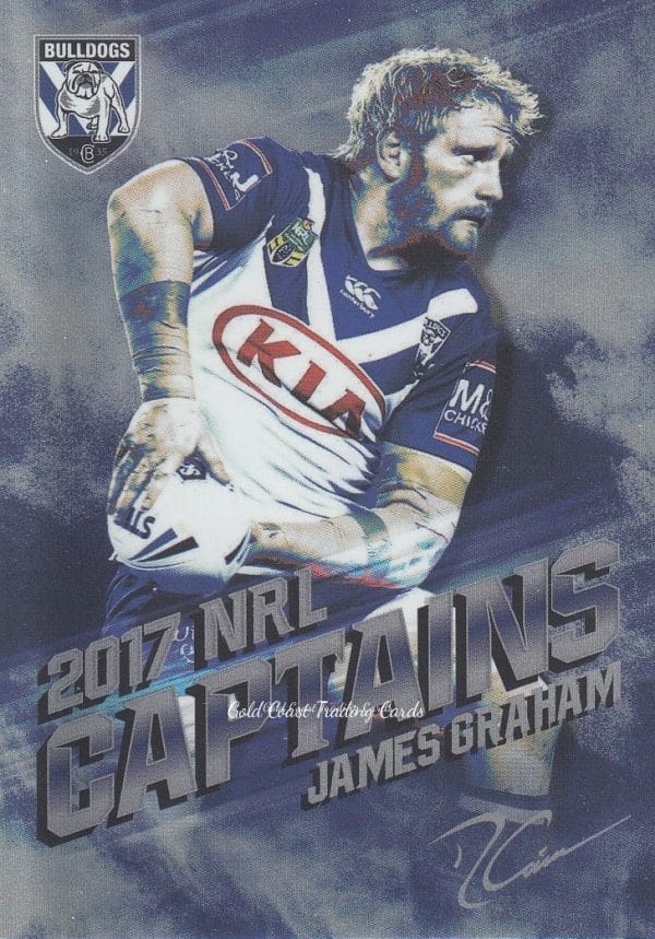 2017 NRL Elite Captains - C03 James Graham Canterbury Bulldogs
