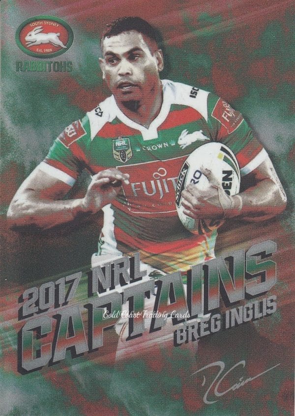 2017 NRL Elite Captains - C12 Greg Inglis South Sydney Rabbitohs