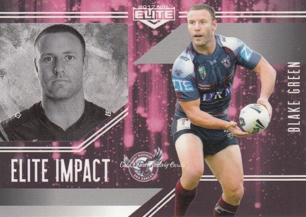 2017 NRL Elite Impact - EI22 Blake Green Manly Sea Eagles
