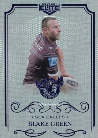 2017 NRL Elite Silver Specials - SS053 Blake Green Manly Sea Eagles