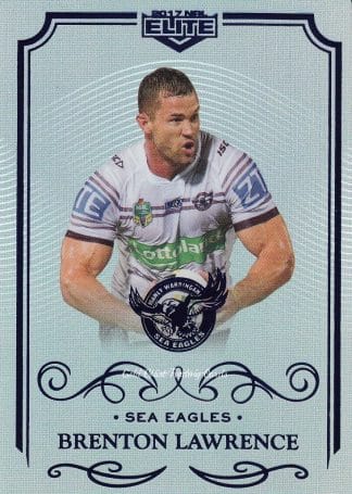 2017 NRL Elite Silver Specials - SS054 Brenton Lawrence Manly Sea Eagles
