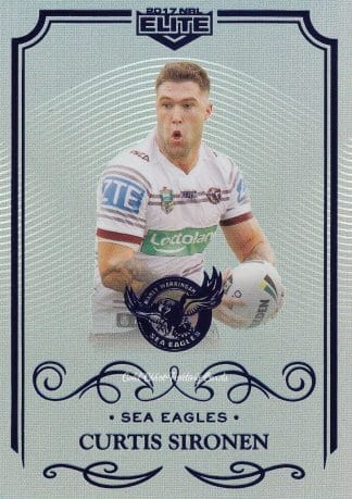 2017 NRL Elite Silver Specials - SS056 Curtis Sironen Manly Sea Eagles