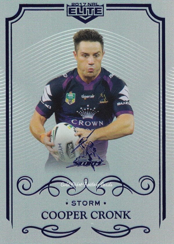 2017 NRL Elite Silver Specials - SS065 Cooper Cronk Melbourne Storm