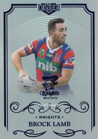2017 NRL Elite Silver Specials - SS076 Brock Lamb Newcastle Knights