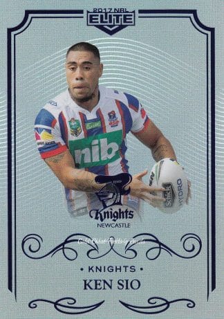 2017 NRL Elite Silver Specials - SS078 Ken Sio Newcastle Knights