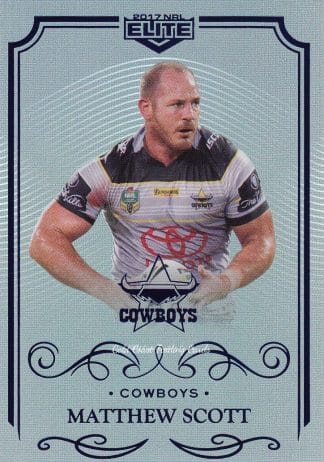2017 NRL Elite Silver Specials - SS088 Matthew Scott North QLD Cowboys