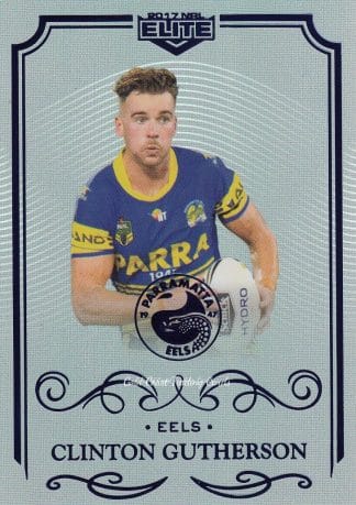 2017 NRL Elite Silver Specials - SS093 Clinton Gutherson Parramatta Eels