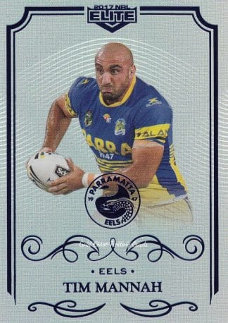 2017 NRL Elite Silver Specials - SS096 Tim Mannah Parramatta Eels