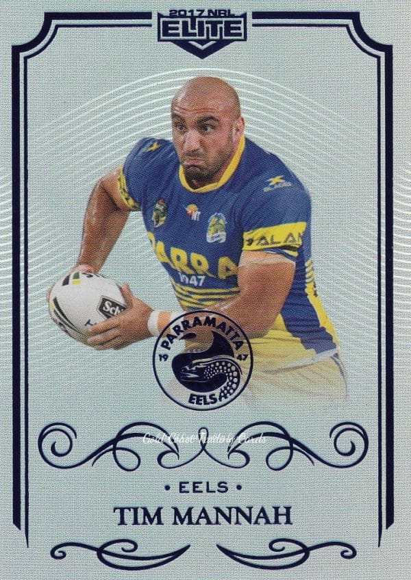 2017 NRL Elite Silver Specials - SS096 Tim Mannah Parramatta Eels