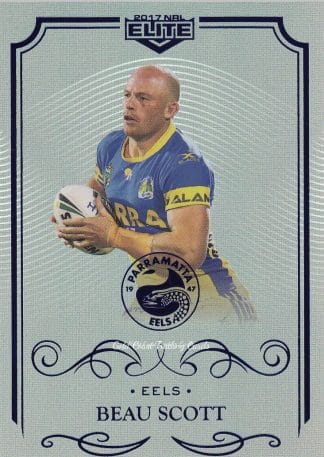 2017 NRL Elite Silver Specials - SS100 Beau Scott Parramatta Eels