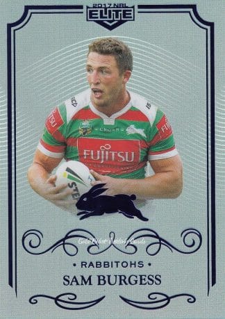2017 NRL Elite Silver Specials - SS112 Sam Burgess South Sydney Rabbitohs