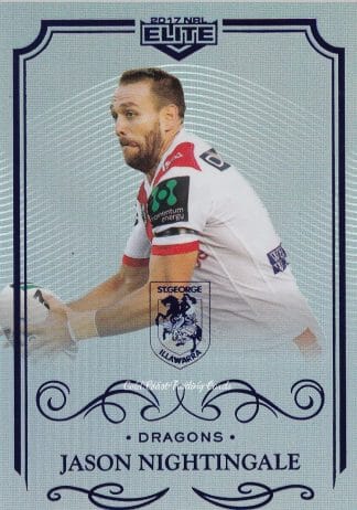 2017 NRL Elite Silver Specials - SS127 Jason Nightingale St George Dragons