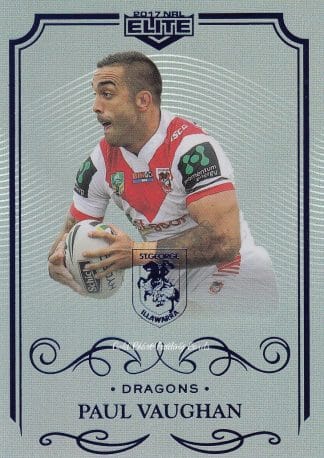 2017 NRL Elite Silver Specials - SS130 Paul Vaughan St George Dragons