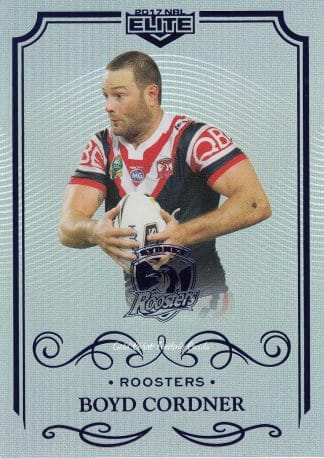 2017 NRL Elite Silver Specials - SS132 Boyd Cordner Sydney Roosters