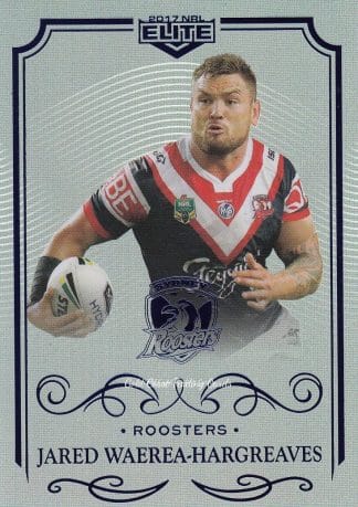 2017 NRL Elite Silver Specials - SS139 Jared Waerea-Hargreaves Sydney Roosters