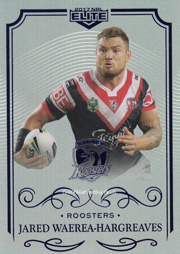 2017 NRL Elite Silver Specials - SS139 Jared Waerea-Hargreaves Sydney Roosters