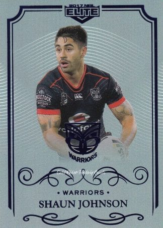 2017 NRL Elite Silver Specials - SS144 Shaun Johnson Warriors