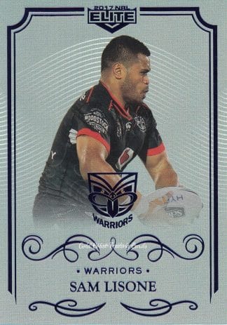 2017 NRL Elite Silver Specials - SS146 Sam Lisone Warriors