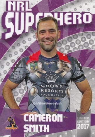 2017 NRL Superhero Card - SH17 Cameron Smith Melbourne Storm