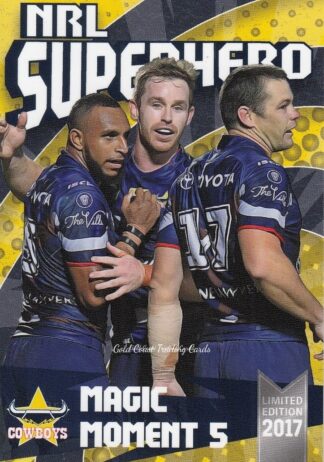 2017 NRL Superhero Card - SH24 Coote & Gela-Mosby North QLD Cowboys