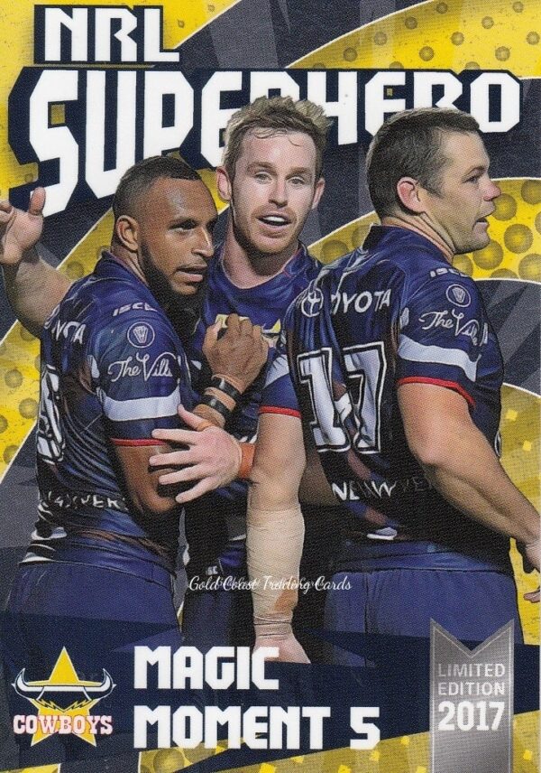 2017 NRL Superhero Card - SH24 Coote & Gela-Mosby North QLD Cowboys