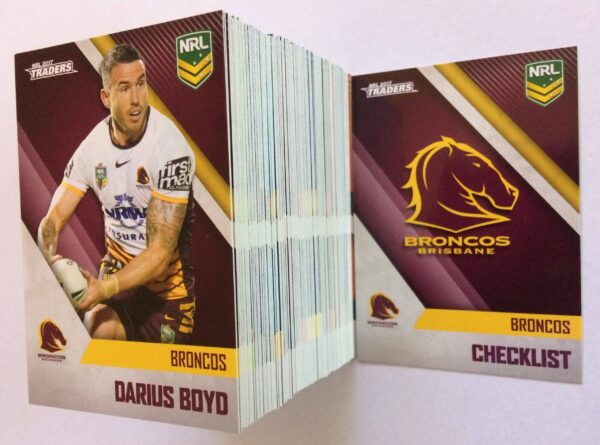 2017 NRL Traders Base Set - 160 Common Cards