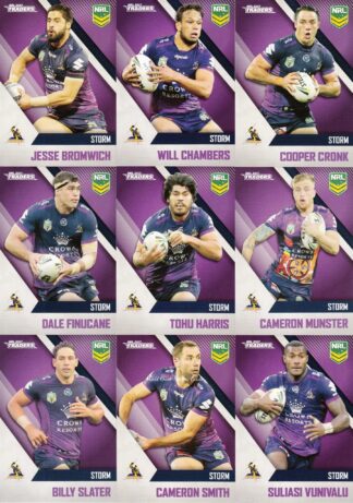 2017 NRL Traders Base Team Set - Melbourne Storm