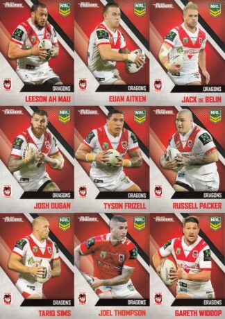 2017 NRL Traders Base Team Set - St George Dragons