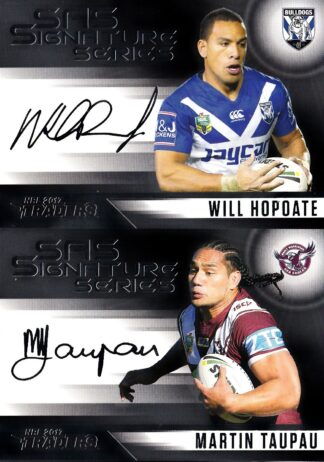 2017 NRL Traders Black SAS Signature