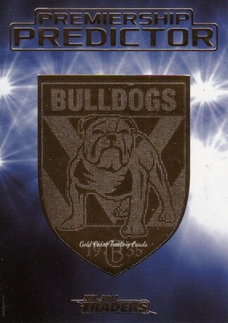 2017 NRL Traders Premiership Predictor - PP03 Canterbury Bulldogs
