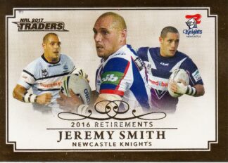 2017 NRL Traders Retirements - R09 Jeremy Smith Newcastle Knights