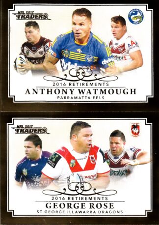 2017 NRL Traders Retirements