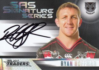 2017 NRL Traders Authentic SAS Signature - SASS15 Ryan Hoffman Warriors