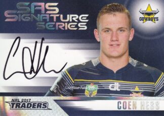 2017 NRL Traders Authentic SAS Signature - SASS17 Coen Hess North QLD Cowboys